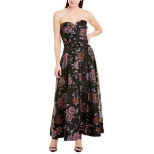 Keepsake Black Garden Atomic Strapless Midi Dress